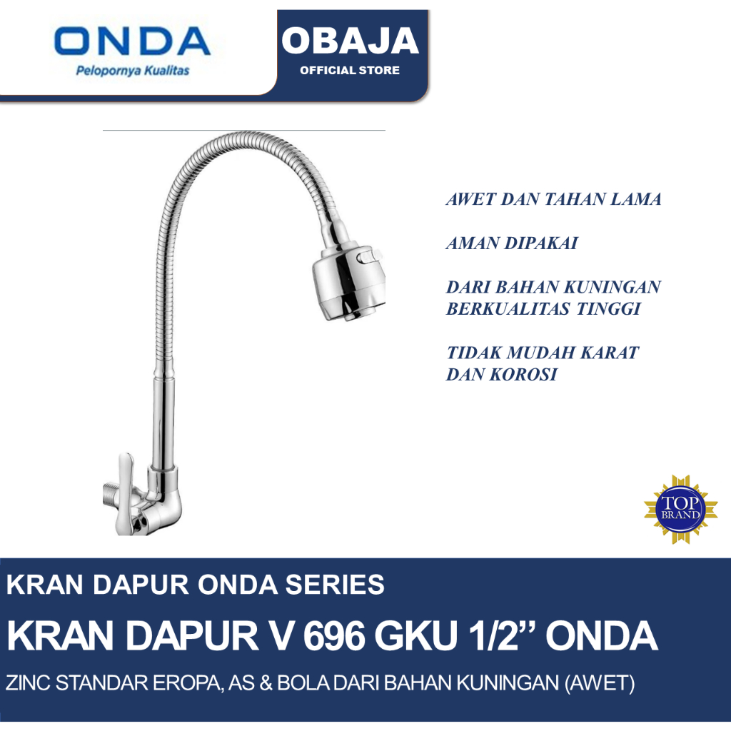 Jual Onda Kran Dapur V Gku Kran Cuci Piring Model Angsa Shopee