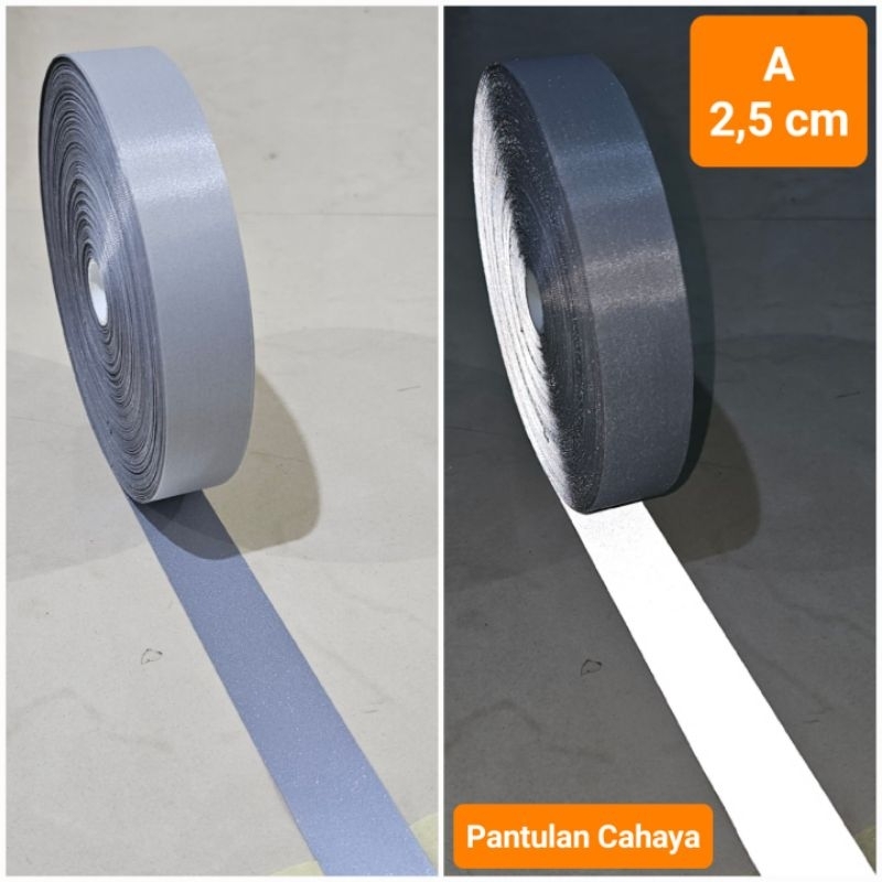 Jual Pita Scotchlite Grade A 2 5 Cm 100 Meter Pita Reflektor Pita