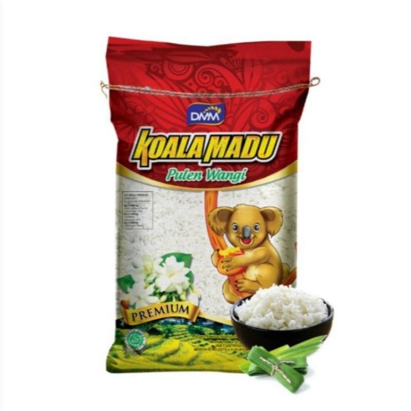 Jual Beras Premium Koala Madu Pulen Wangi Kg Shopee Indonesia