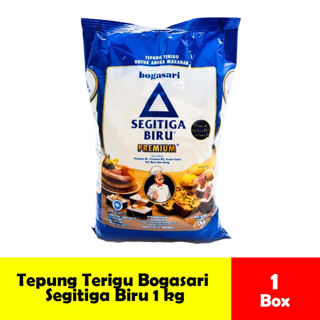 Jual Tepung Terigu Bogasari Segitiga Biru Kemasan Kg Shopee Indonesia