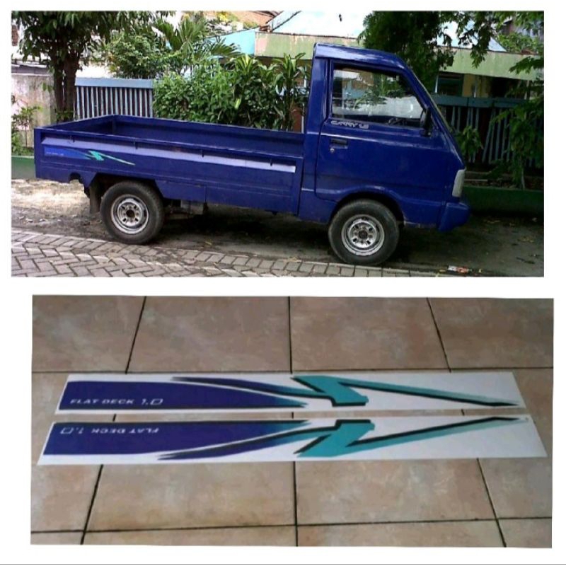 Jual Sticker Striping Body Suzuki Carry Bak Pickup Flatdeck