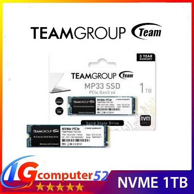 Jual SSD Team MP33 M 2 2280 NVME 1TB PCIe Gen3 X4 Shopee Indonesia