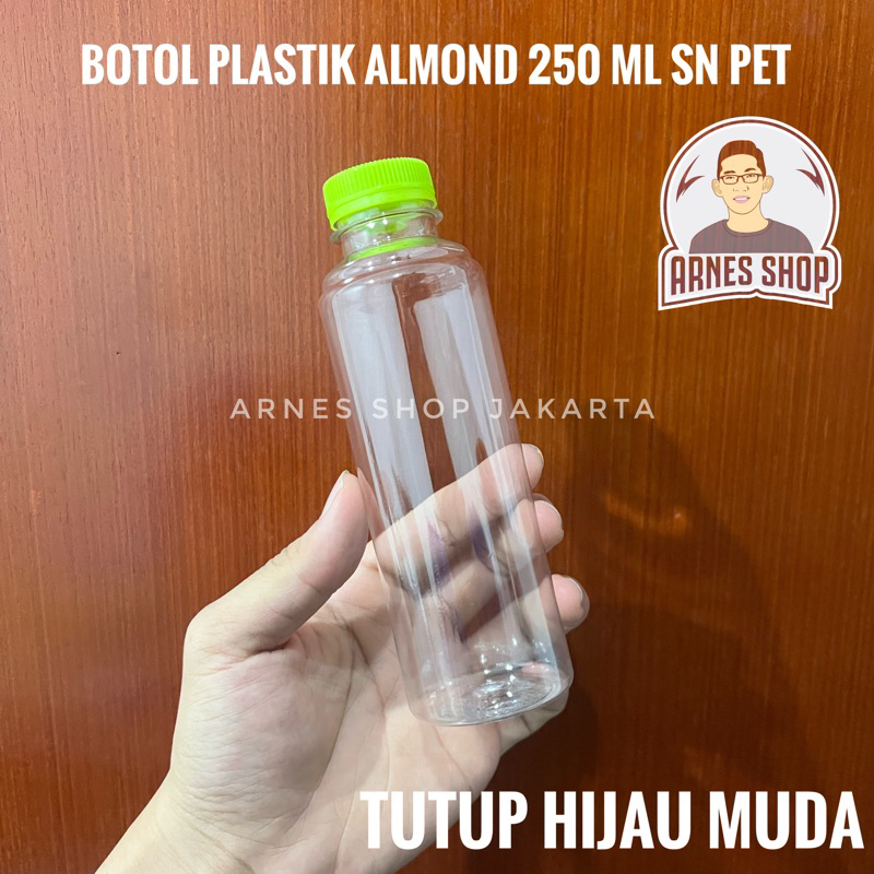 Jual Botol Plastik Almond 250 Ml PET Shopee Indonesia