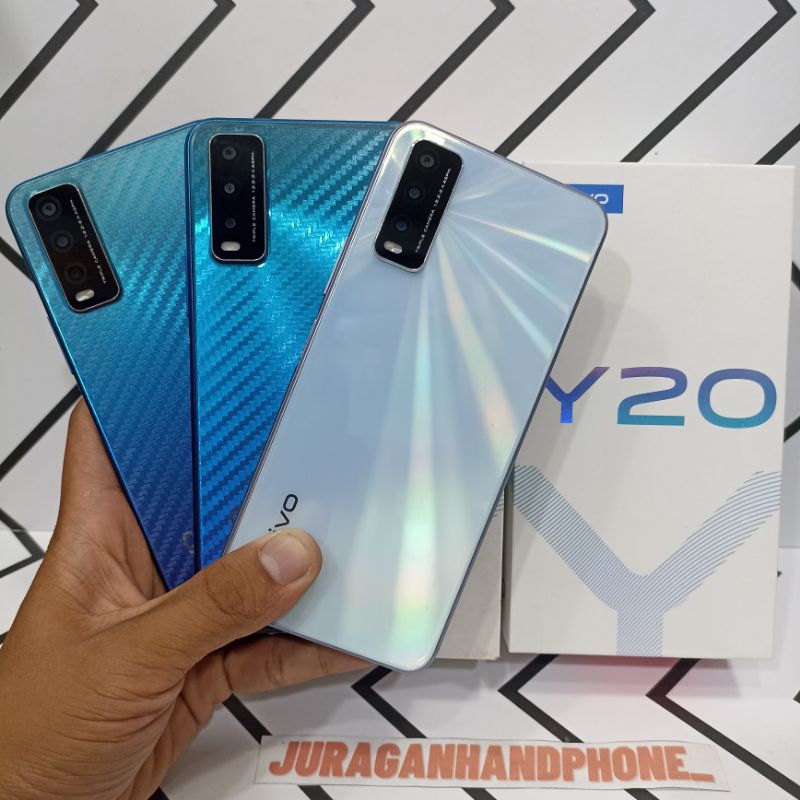 Jual VIVO Y20 3 64 4 64 HP SECOND FULLSET Shopee Indonesia