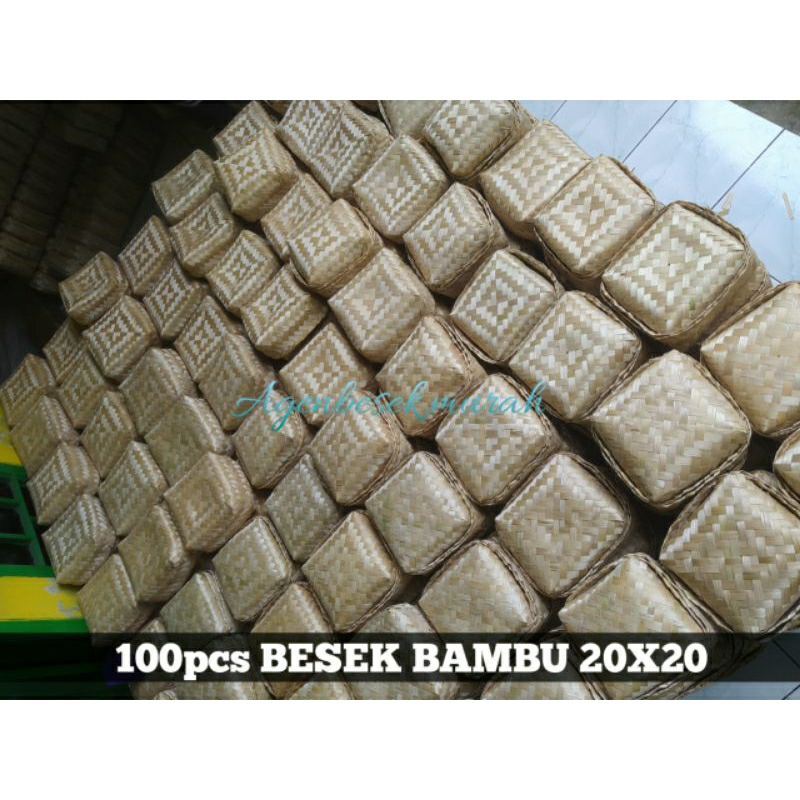 Jual Pcs Besek Bambu X Murah Keranjang Bambu Box Bambu