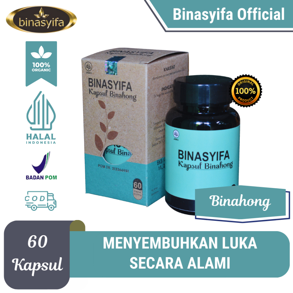 Jual Kapsul Binahong Obat Penyembuh Luka Herbal Alami Tanpa Efek