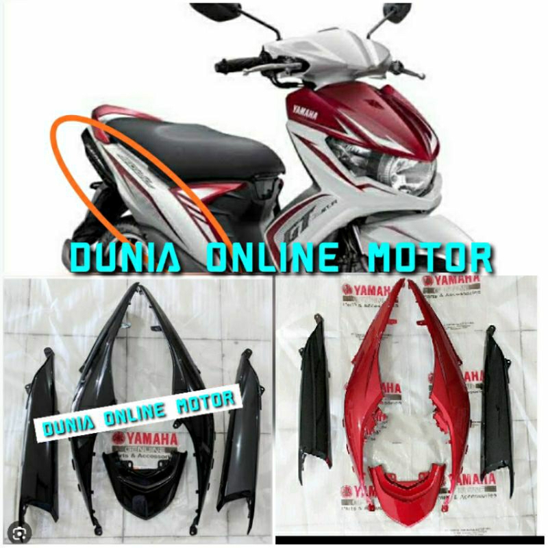 Jual Paket Set Cover Body Belakang Kanan Kiri Dan Sambungan Set Mio