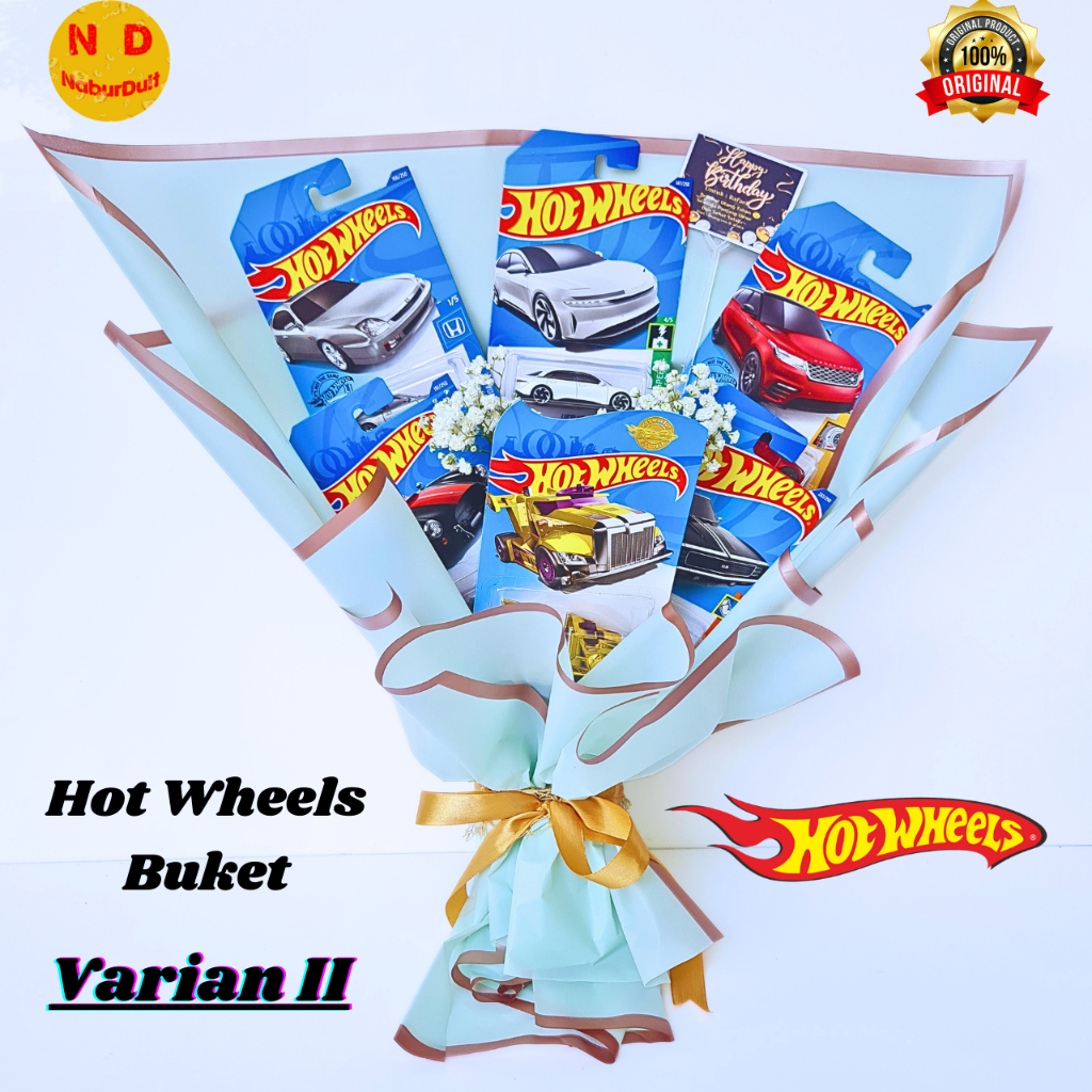 Jual Bouquet Bunga Hot Wheels Buket Bucket Hadiah Ulang Tahun Hadiah