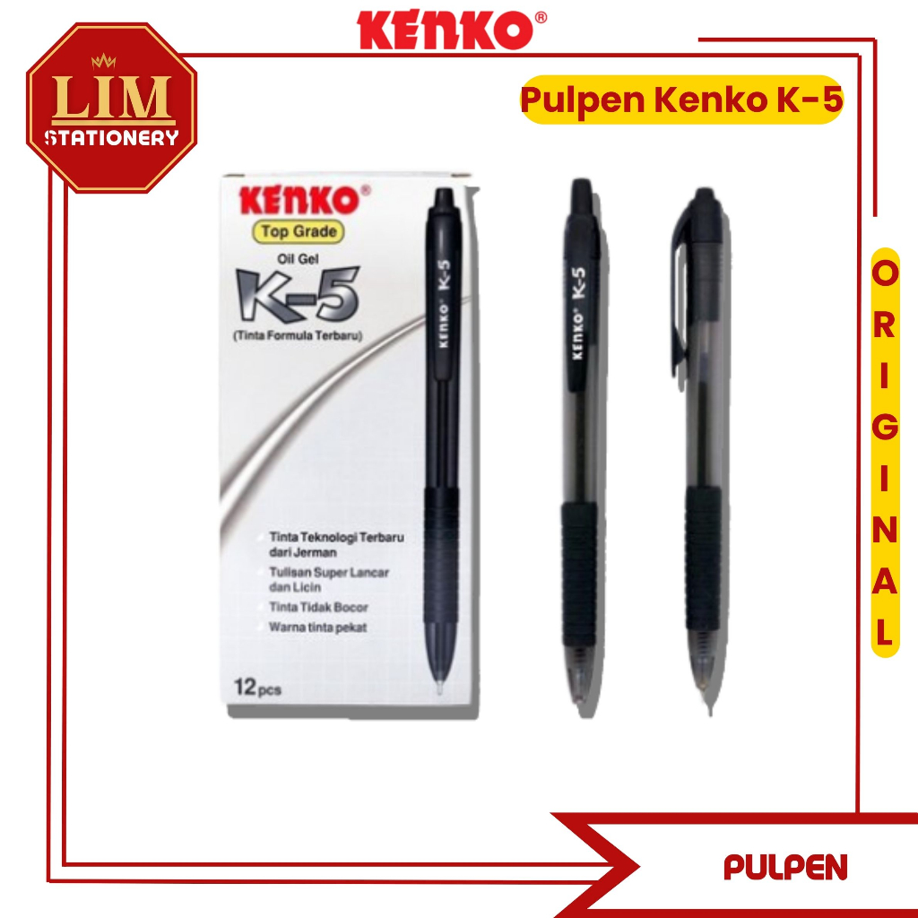 Jual Pulpen Kenko K Oil Gel Ball Pen Pcs Shopee Indonesia