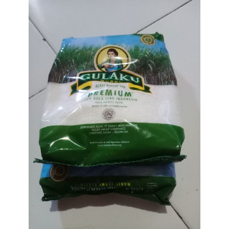 Jual Gula Pasir Gulaku 1 Kg Shopee Indonesia