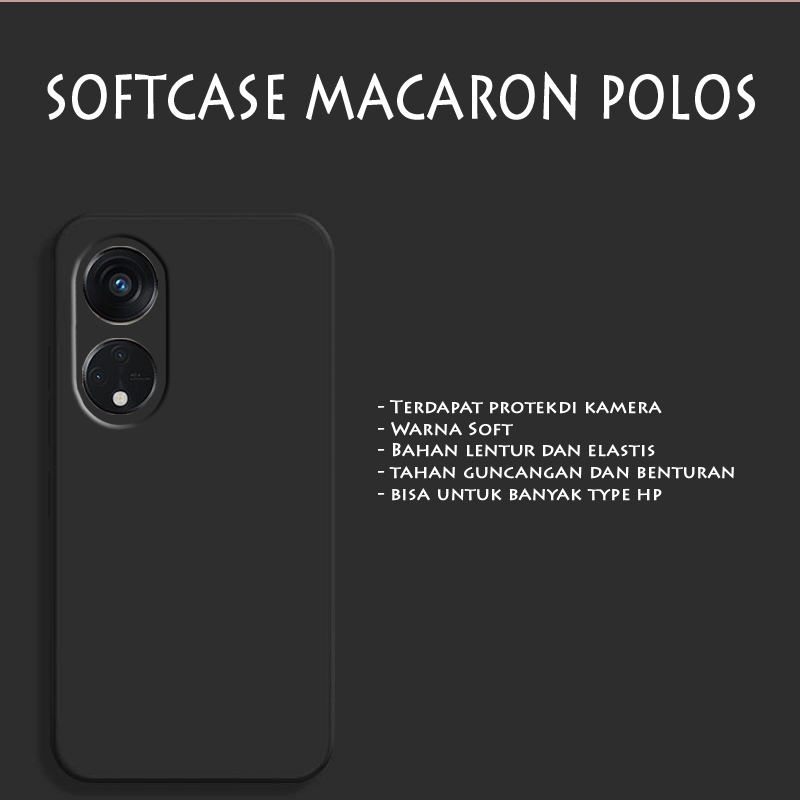 Jual Softcase Macaron Polos OPPO Reno 8T 4G 8T 5G A78 A58 A77S A57 2022