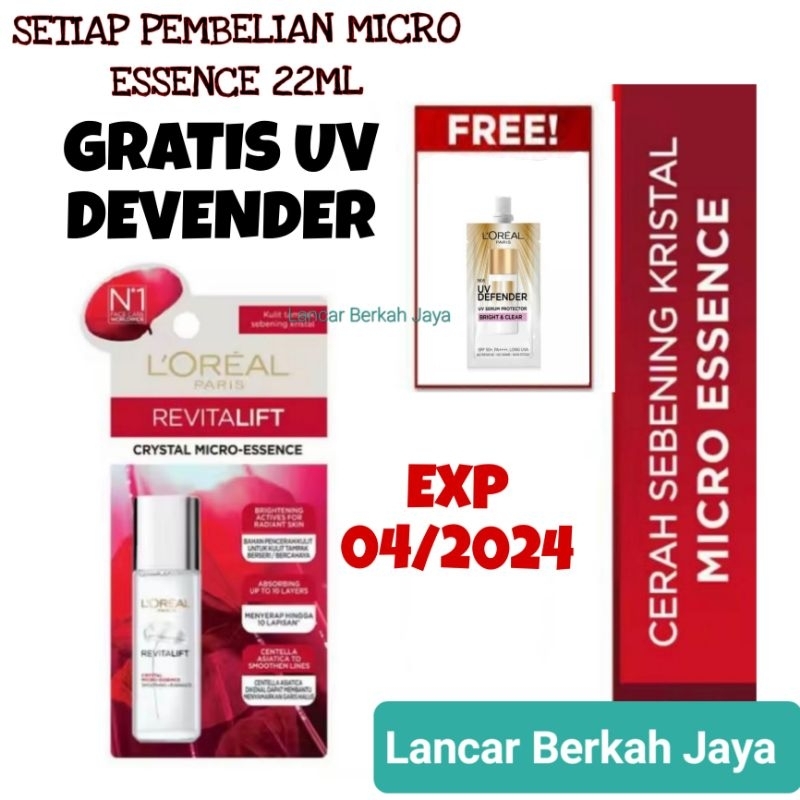 Jual L Oreal Paris Revitalift Crystal Micro Essence Water Skin Care