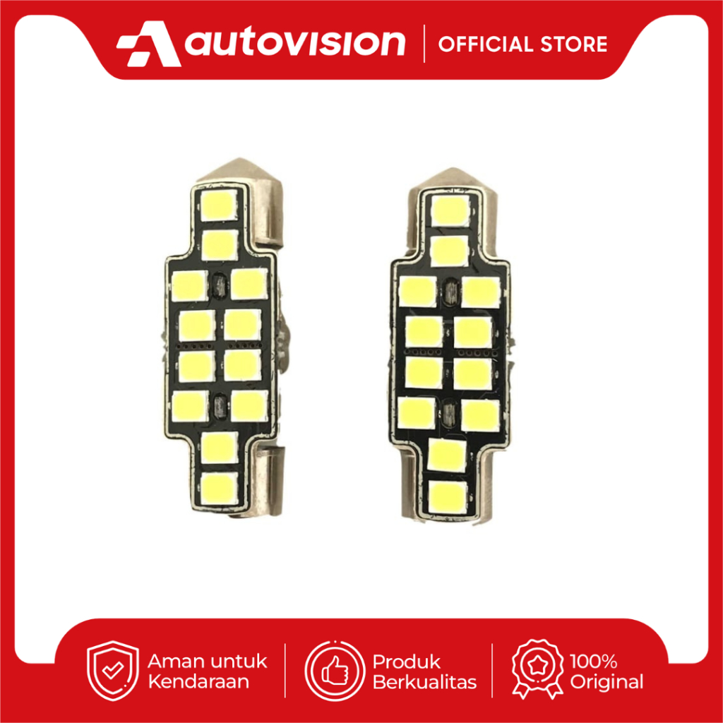 Jual Lampu Kabin Plafon Feston Smd Canbus V V White Shopee