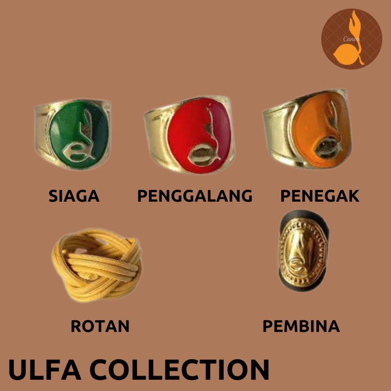 Jual Ring Kacu Pramuka Siaga Penggalang Penegak Pembina Rotan Shopee