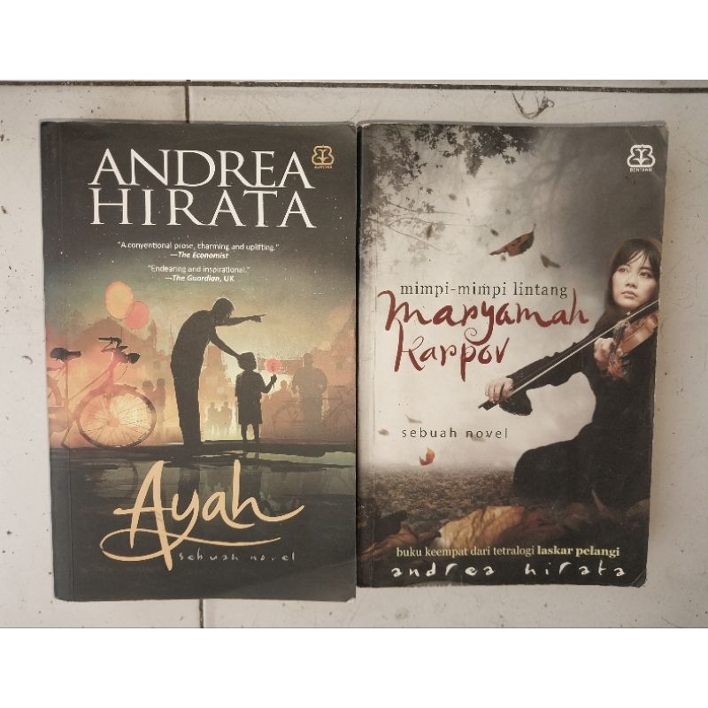 Jual Novel Maryamah Karpov Dn Ayah Andrea Hirata Original Shopee