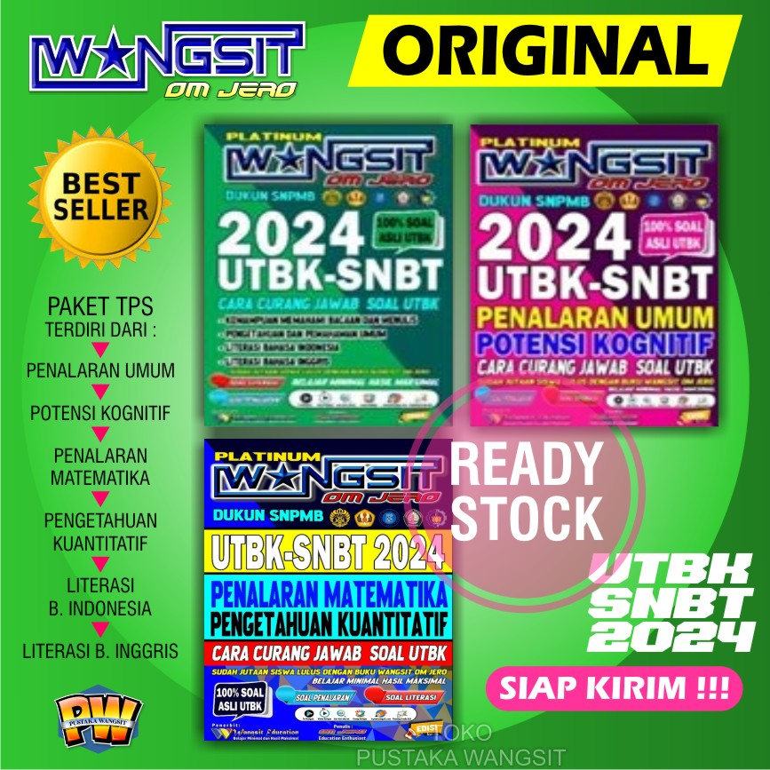 Jual Buku Wangsit Om Jero Utbk Snbt Paket Sukses Tps Shopee