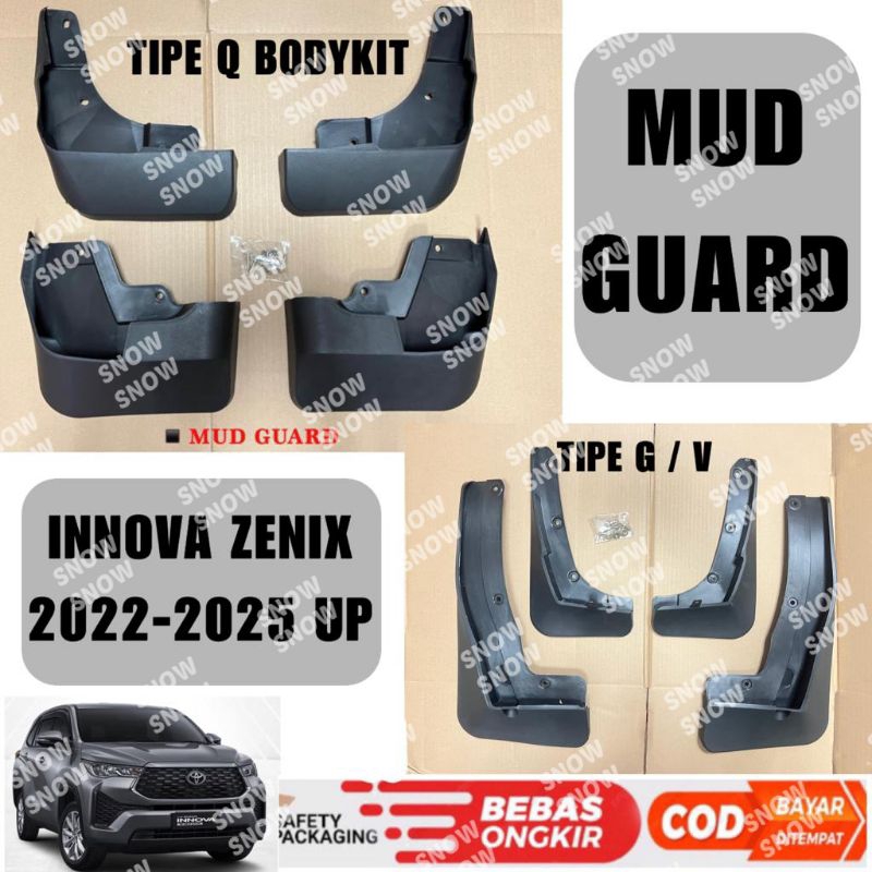 Jual Mud Guard Innova Zenix Tipe G V Non Bodykit Q Body