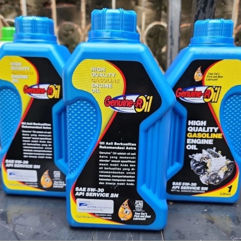 Jual Oli Mesin Astra Genuine R Oil SAE 5W 30 API Service SN 1 Liter