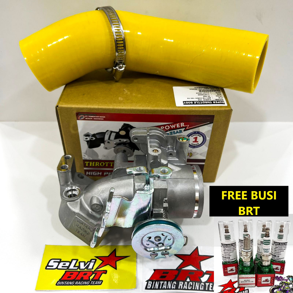 Jual Throttle Body Tb Brt Banana Vario Super Flow Mm