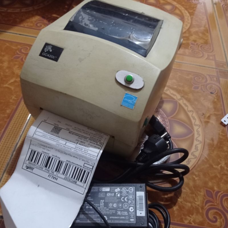 Jual Printer Label Thermal Zebra GC 420T Shopee Indonesia