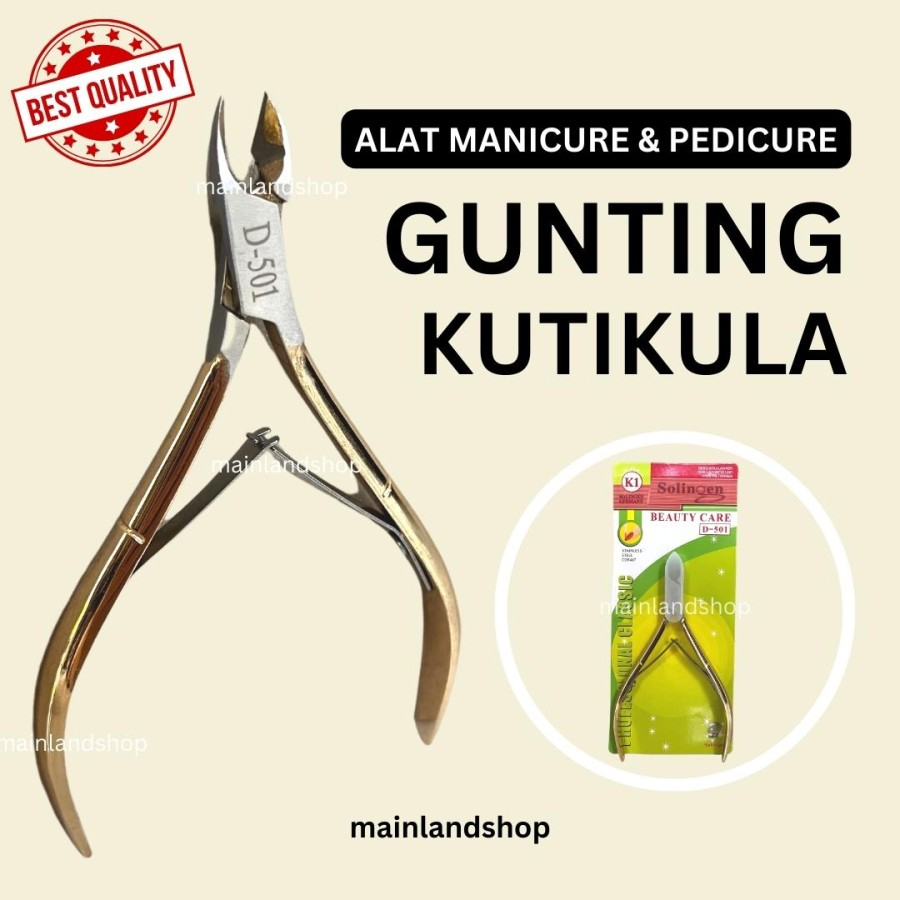 Jual Gold Cuticle Nipper Solingen Nippers Gunting Kutikula Kuku Kulit