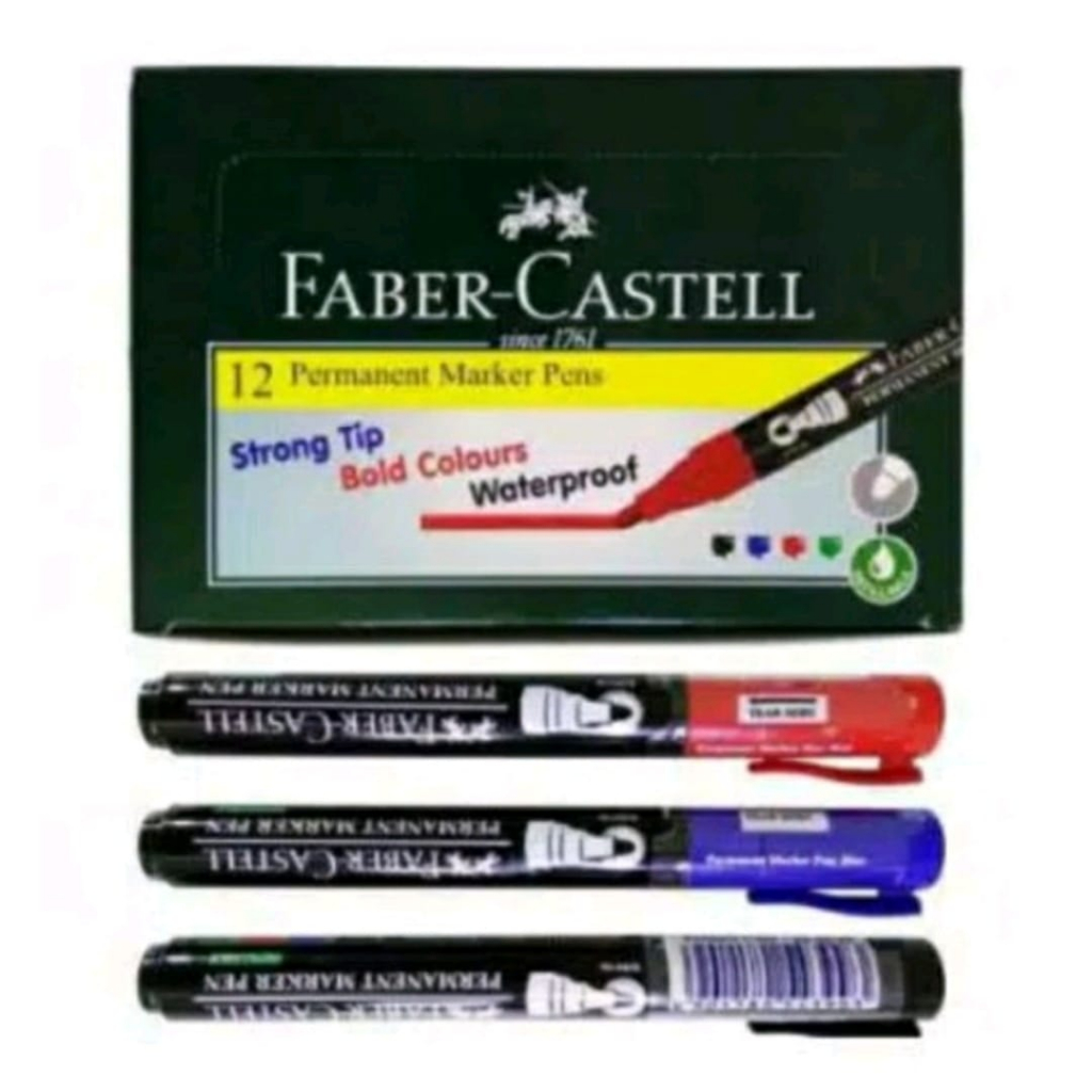 Jual Faber Castell Permanent Marker Spidol Permanen 1 Pc Shopee