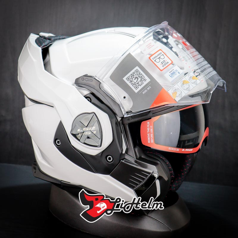 Jual Ls Helm Ff Advant X Solid White Glossy Advant Modular