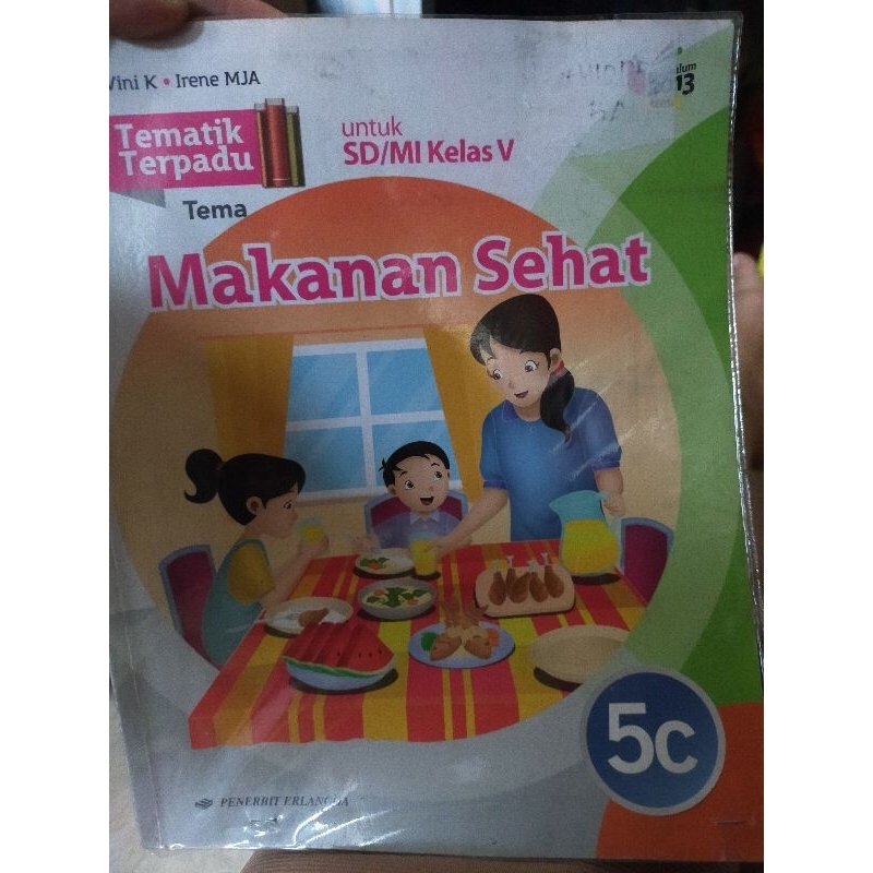 Jual Buku Tematik Terpadu Kelas 5 SD Tema 5C Penerbit Erlangga