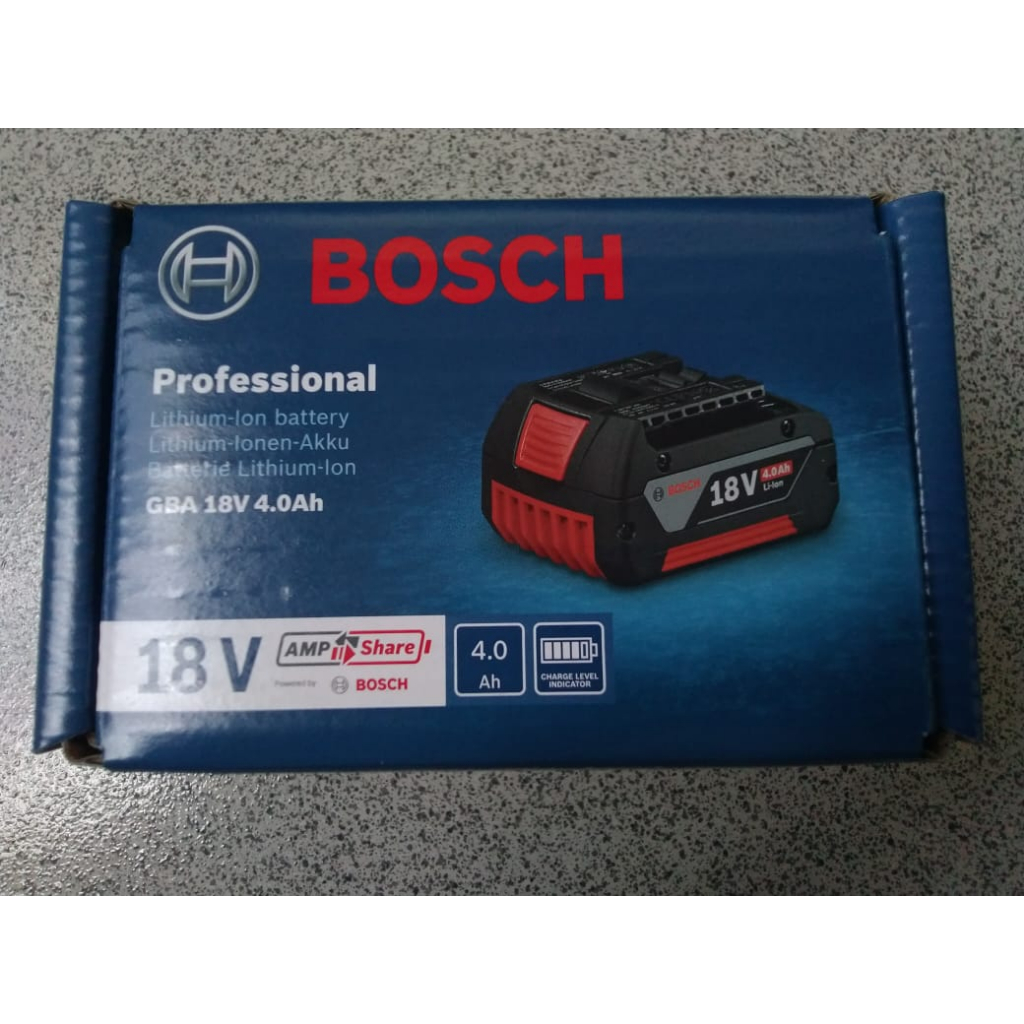 Jual Bosch Battery Lithium Ion Baterai Lithium Ion 18Volt 4Ah GBA