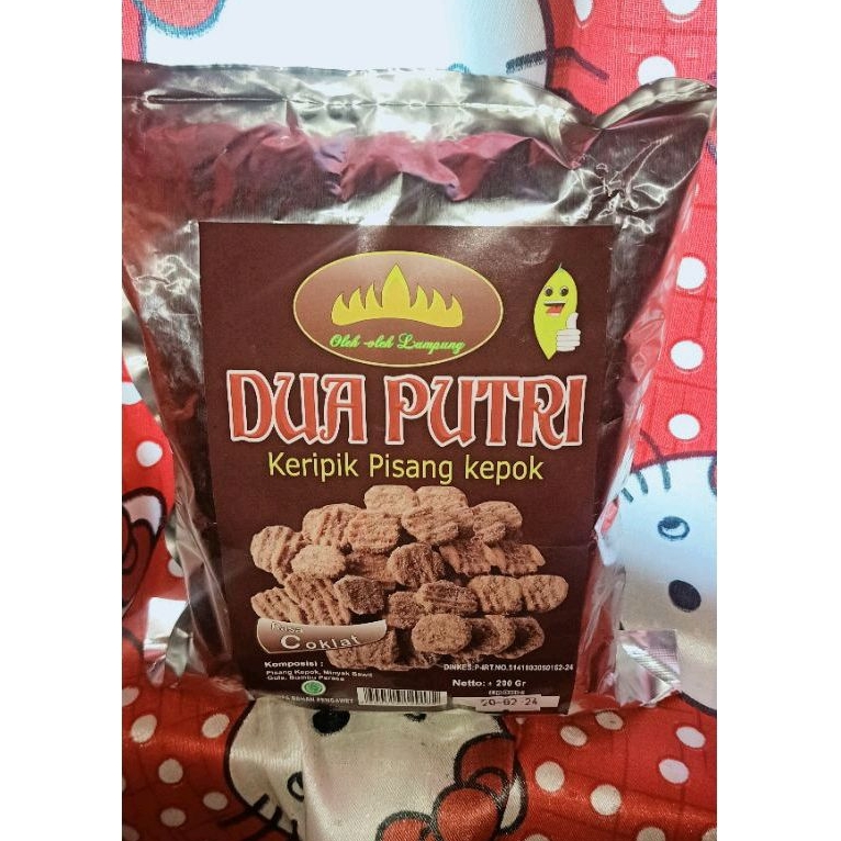 Jual Keripik Pisang Kepok Dua Putri Gr Rasa Coklat Oleh Oleh