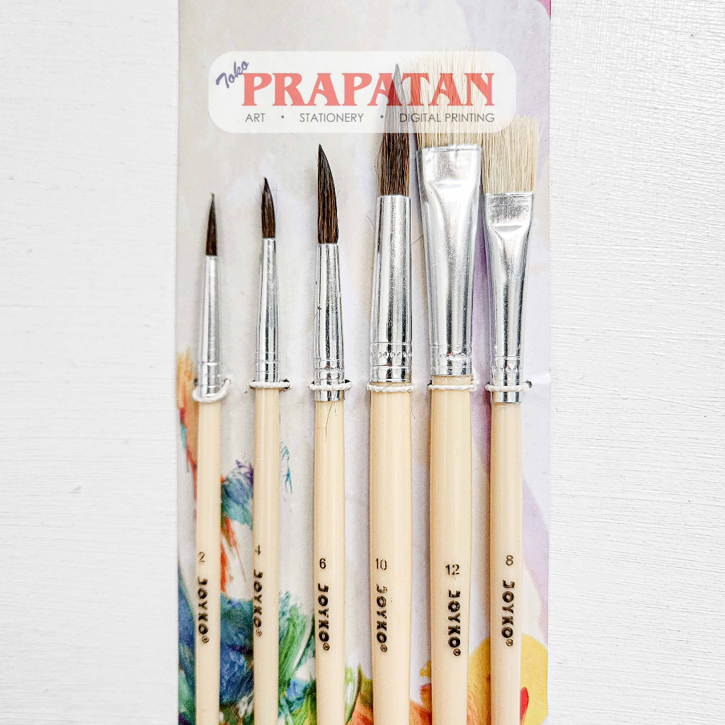 Jual Kuas Lukis Set Joyko BR Paint Brush Set Shopee Indonesia