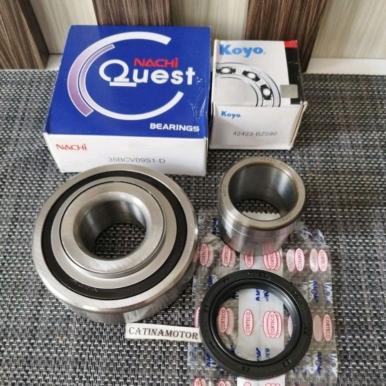 Jual Bearing Set Seal Roda Belakang Grandmax Luxio Seal Corteco