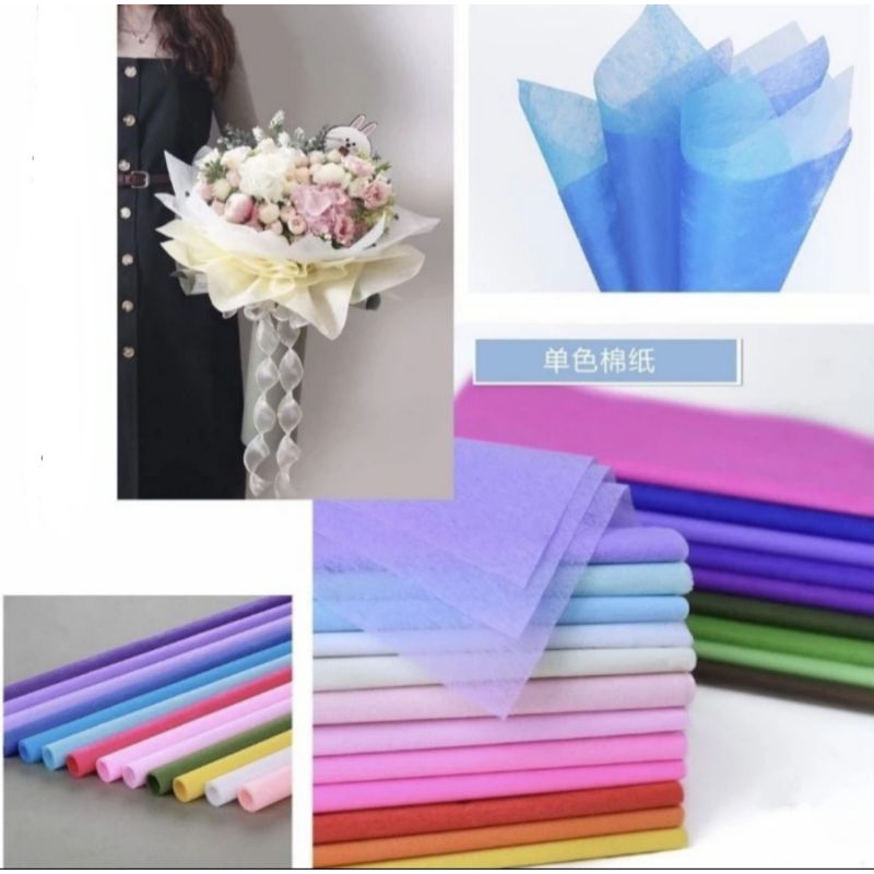 Jual Kertas Tissue Cotton Paper Untuk Buket Bunga Shopee Indonesia