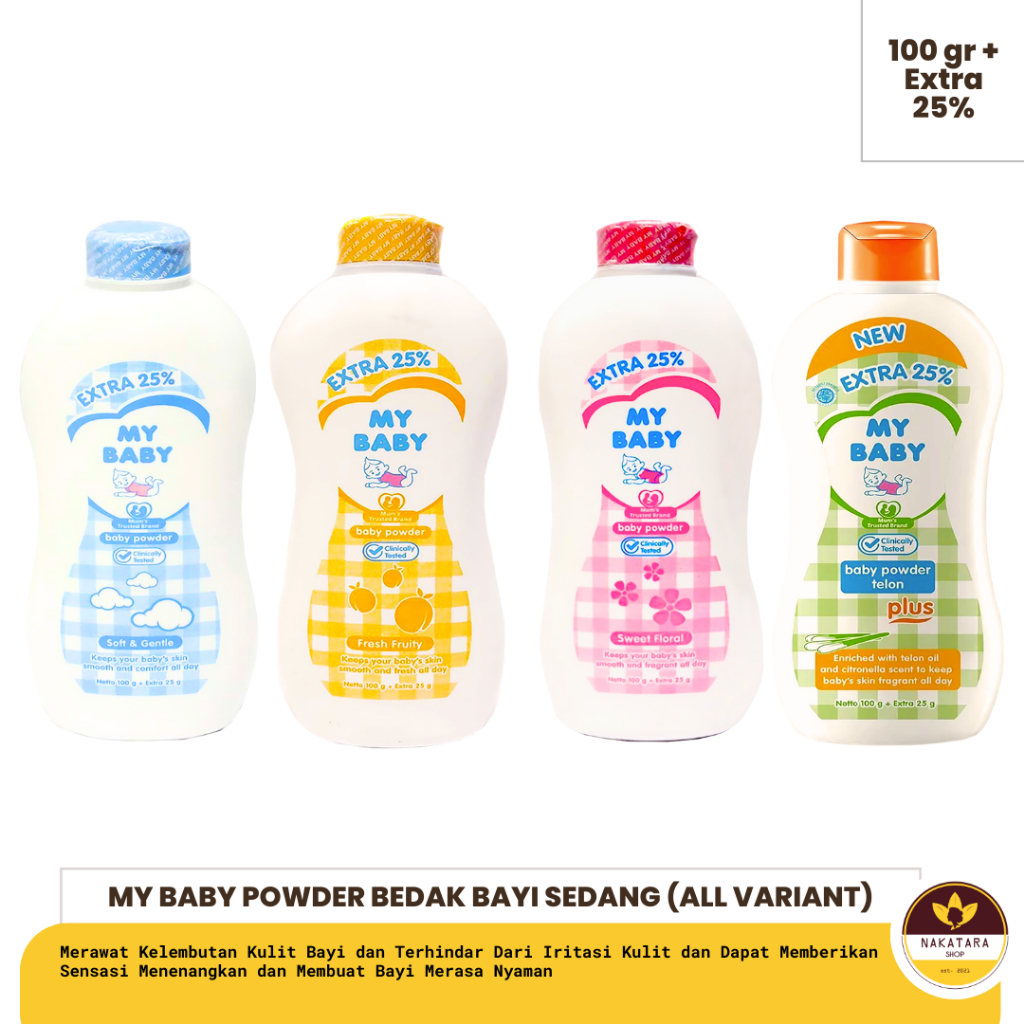 Jual My Baby Powder Extra Fill Bedak Bayi Mybaby Ukuran G Extra