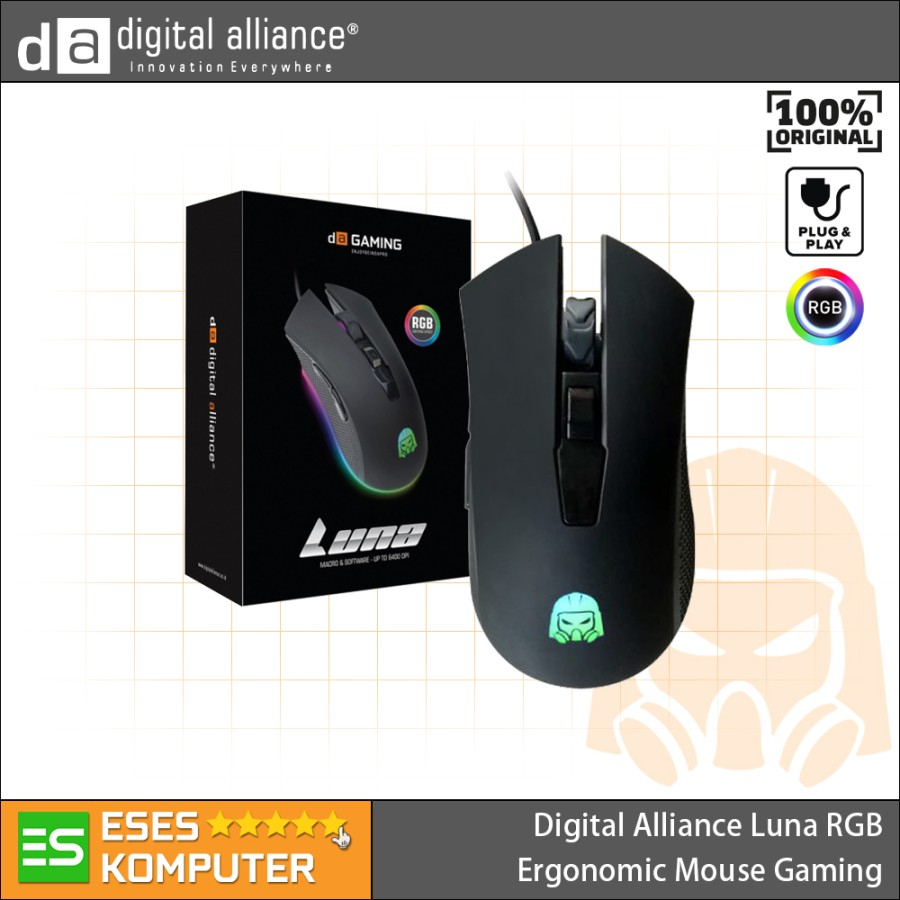 Jual Mouse Da Digital Alliance Luna Rgb Gaming Da Luna Garansi