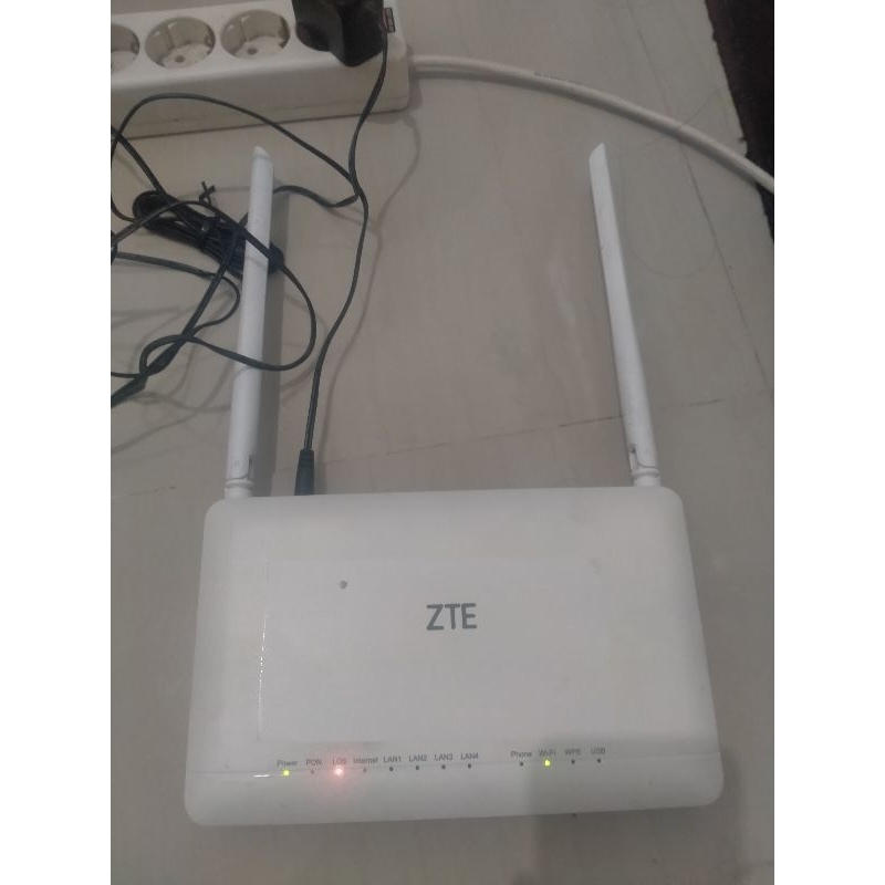 Jual Modem Router Zte F L Adaptor Biru Shopee Indonesia