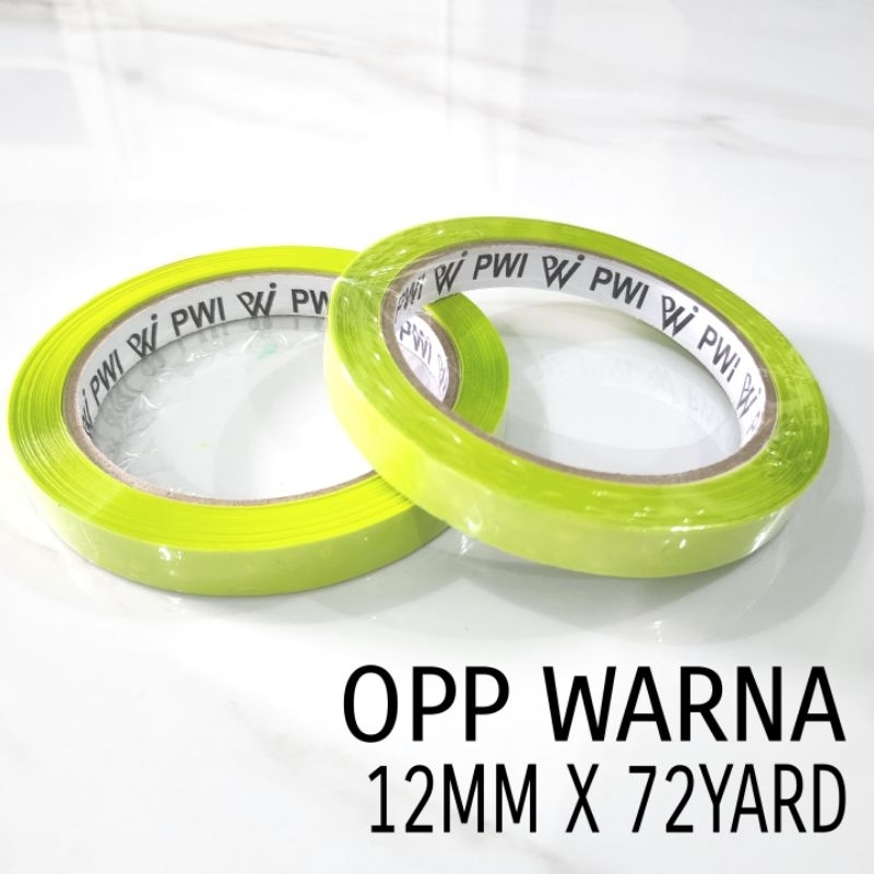 Jual Opp Pwi Lakban Warna Warni Tape Mm X Yard Shopee Indonesia