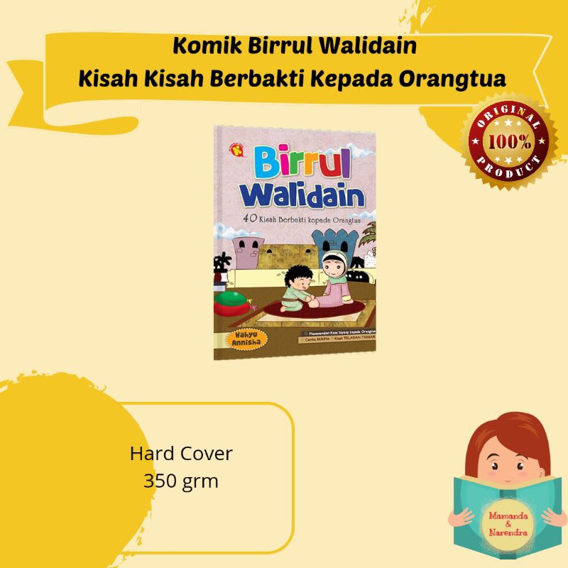 Jual Komik Birrul Walidain Kisah Kisah Berbakti Pada Orangtua