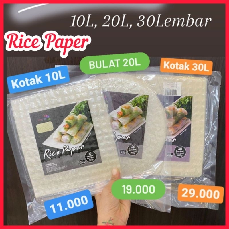 Jual Rice Paper Kotak Shopee Indonesia