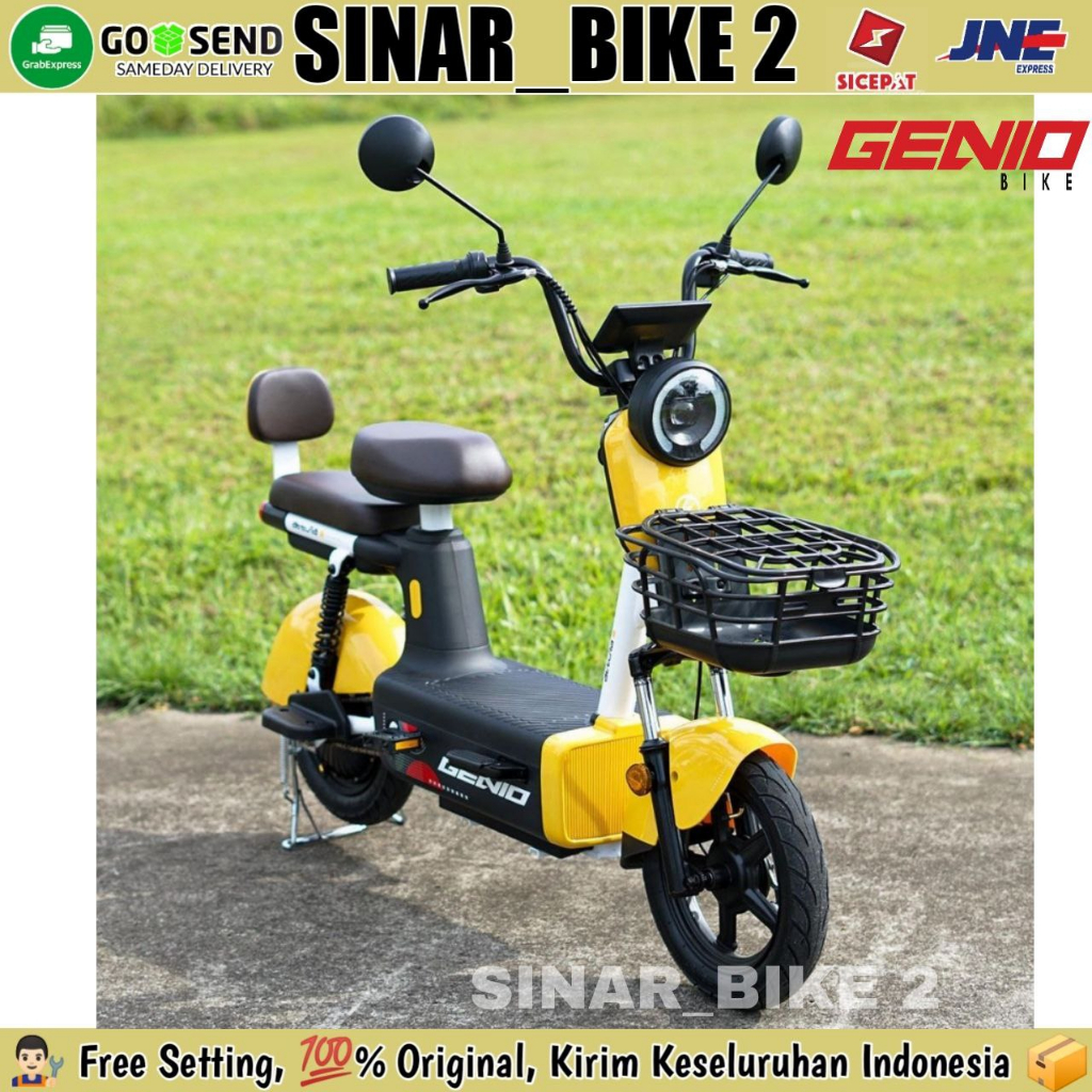 Jual Sepeda Motor Listrik Genio Attura Cl Electric Bike By United