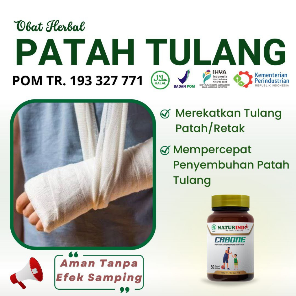 Jual Obat Patah Tulang Retak Penyambung Perekat Nutrisi Tulang