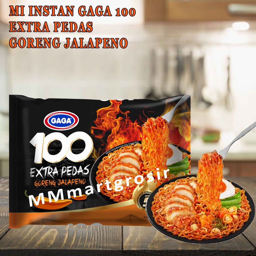 Jual Mie Instan Gaga Mie Extra Pedas Mie Goreng Jalapeno Shopee