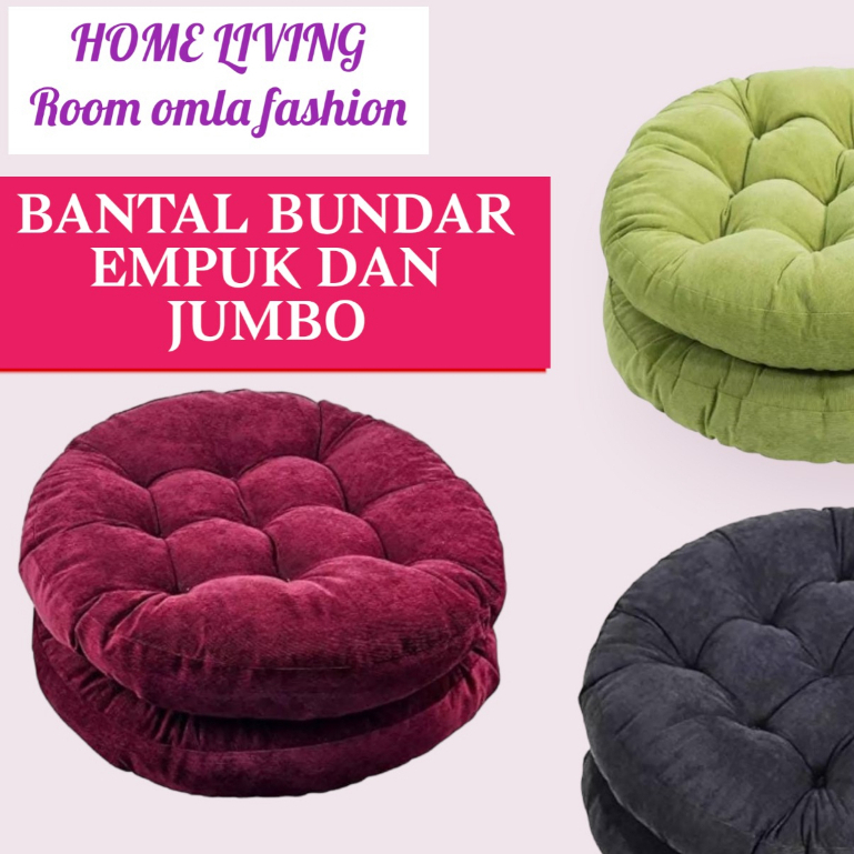 Jual Bantal Duduk Bulat Jumbo Lesehan Diameter Cm Tinggi Cm