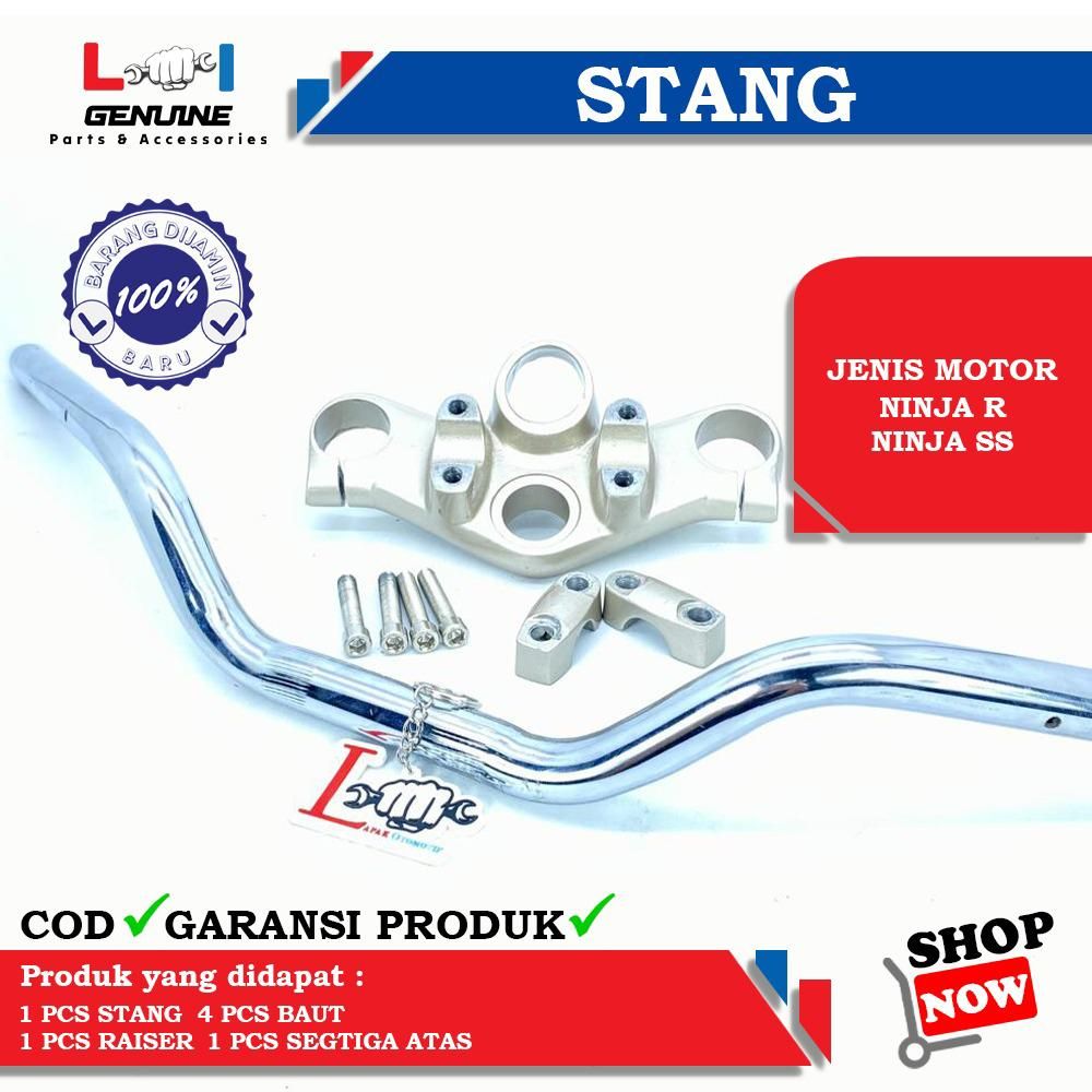 Jual Loi Handel Stir Segitiga Atas Bandul Set Stang Pipa Bar Silver