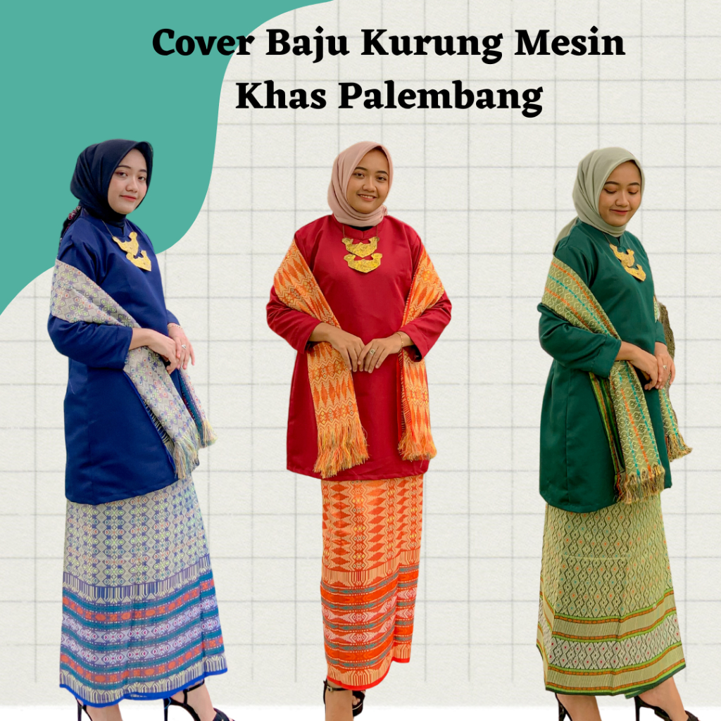 Jual Tina Songket Set Baju Kurung Rok Songket Dan Selendang Baju