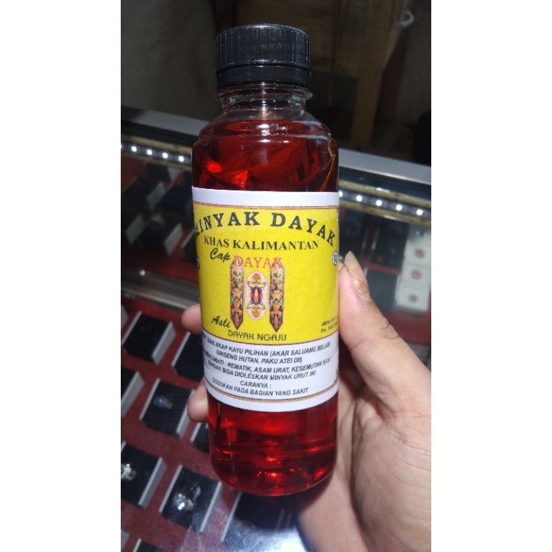 Jual Minyak Urut Dayak Khas Kalimantan Botol Plastik Besar Shopee