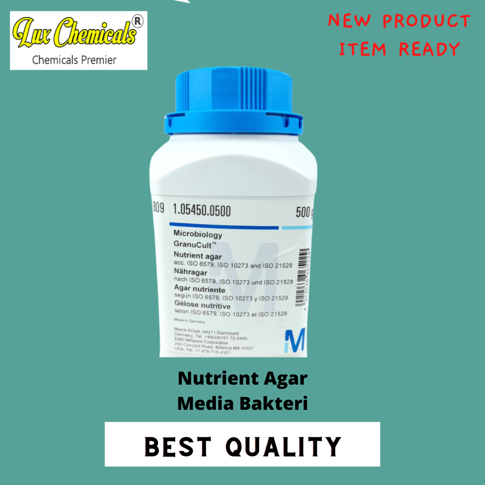 Jual Nutrient Agar Merck Media Bakteri NA Per 10 Gr Mikrobiologi Best