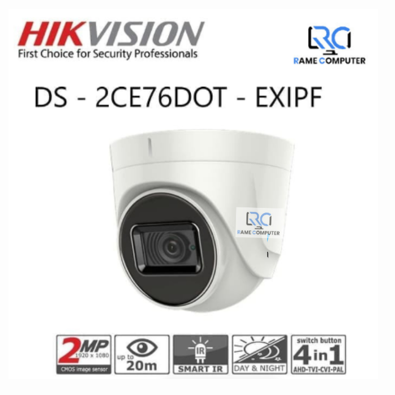 Jual Kamera Cctv Hikvision 76d0t Exlpf Camera Indoor 2mp DS 2CE76D0T