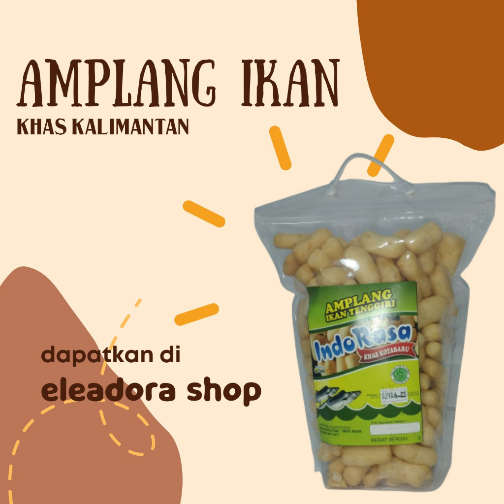 Jual Amplang Ikan Tenggiri INDO RASA Kemasan 200 Gram Shopee Indonesia