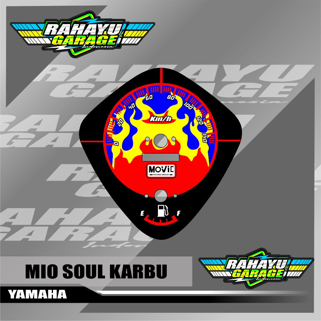 Jual Papan Speedometer Custom Mio Soul Panel Spido Meter Mio Soul